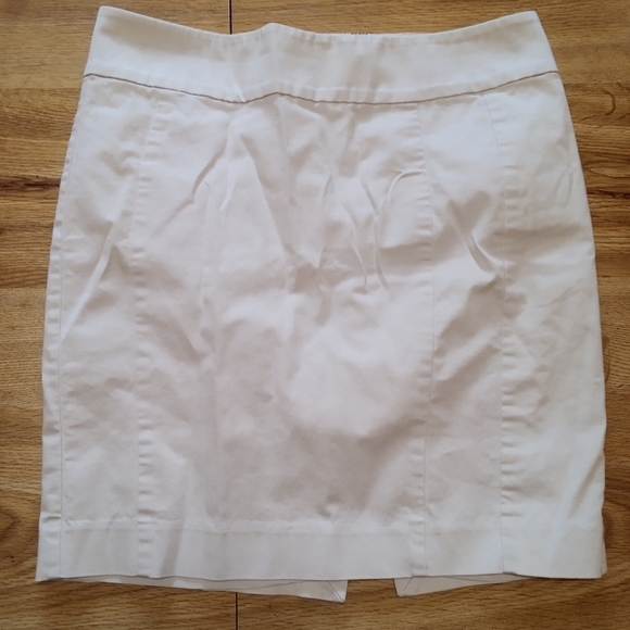 Express Dresses & Skirts - - GUC Express khaki tan color back split skirt size 8